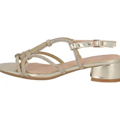 Palado Fanala by Sila Sahin, Riemchensandaletten, Damen, Gold