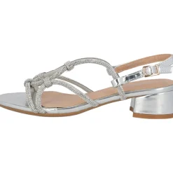 Palado Fanala by Sila Sahin, Riemchensandaletten, Damen, Silber