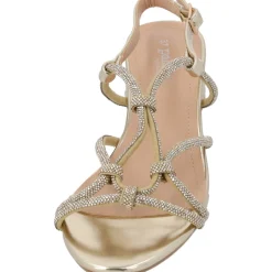 Palado Fanala by Sila Sahin, Riemchensandaletten, Damen, Gold