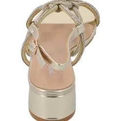 Palado Fanala by Sila Sahin, Riemchensandaletten, Damen, Gold