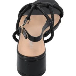 Palado Fanala by Sila Sahin, Riemchensandaletten, Damen, Schwarz