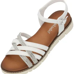 Palado Gieh, Keilsandaletten, Damen, Weiß