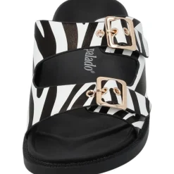 Palado Gnojus, Pantoletten, Damen, Zebra