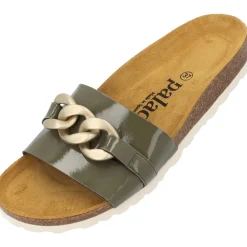 Palado Gozo, Pantoletten, Damen, Khaki Lack