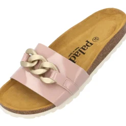 Palado Gozo, Pantoletten, Damen, Rosa Lack