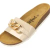 Palado Gozo, Pantoletten, Damen, Beige Lack