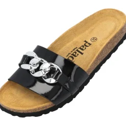 Palado Gozo, Pantoletten, Damen, Schwarz Lack