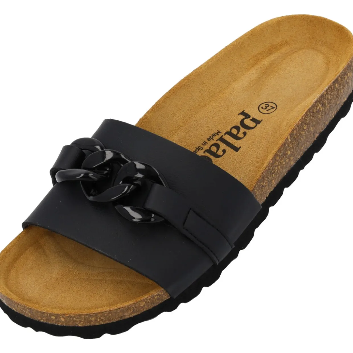 Palado Gozo, Pantoletten, Damen, Schwarz Matt