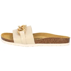 Palado Gozo, Pantoletten, Damen, Beige Lack