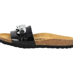 Palado Gozo, Pantoletten, Damen, Schwarz Lack