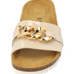 Palado Gozo, Pantoletten, Damen, Beige Lack