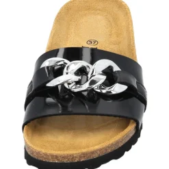 Palado Gozo, Pantoletten, Damen, Schwarz Lack