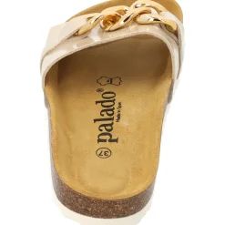 Palado Gozo, Pantoletten, Damen, Beige Lack
