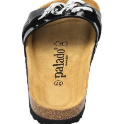 Palado Gozo, Pantoletten, Damen, Schwarz Lack