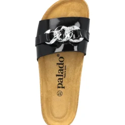 Palado Gozo, Pantoletten, Damen, Schwarz Lack