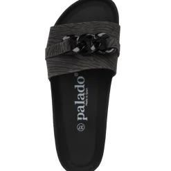 Palado Gozo Zebra, Pantoletten, Damen, Grau