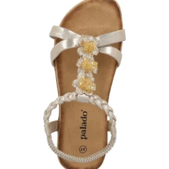 Palado Grebella, Riemchensandalen, Damen, Gold