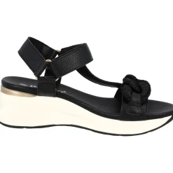 Palado Gyapon, Plateau-Sandaletten, Damen, Schwarz