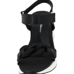 Palado Gyapon, Plateau-Sandaletten, Damen, Schwarz