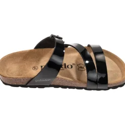 Palado Ikaria, Pantoletten, Damen, Schwarz Lack