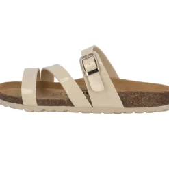 Palado Ikaria, Pantoletten, Damen, Beige Lack/Beige