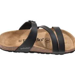 Palado Ikaria, Pantoletten, Damen, Schwarz Matt