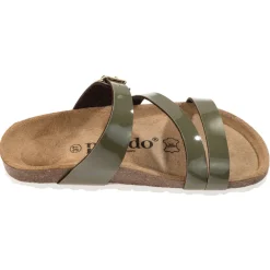 Palado Ikaria, Pantoletten, Damen, Khaki Lack