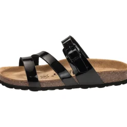 Palado Ikaria, Pantoletten, Damen, Schwarz Lack