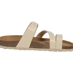 Palado Ikaria, Pantoletten, Damen, Beige Lack/Beige