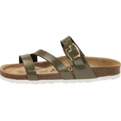 Palado Ikaria, Pantoletten, Damen, Khaki Lack