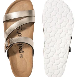 Palado Ikaria, Pantoletten, Damen, Altgold Metallic