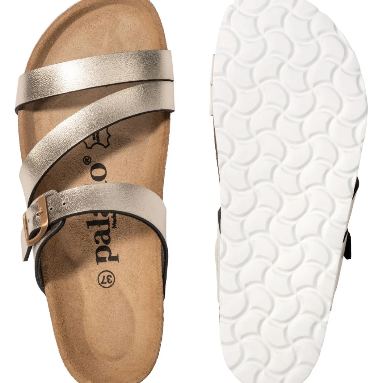 Palado Ikaria, Pantoletten, Damen, Altgold Metallic
