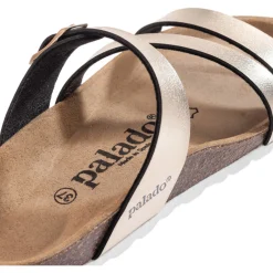 Palado Ikaria, Pantoletten, Damen, Altgold Metallic