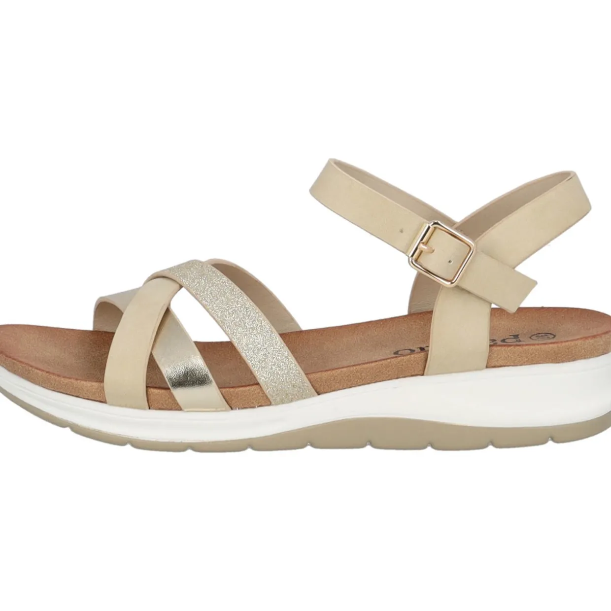 Palado Jantai, Sandalen, Damen, Gold