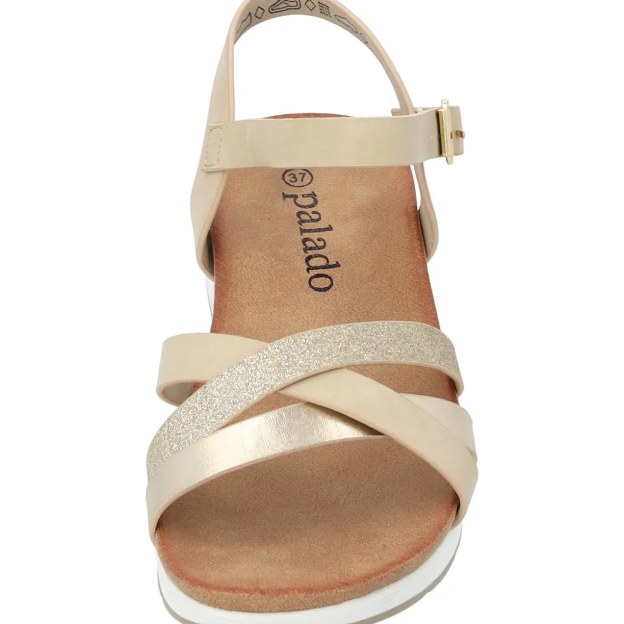 Palado Jantai, Sandalen, Damen, Gold