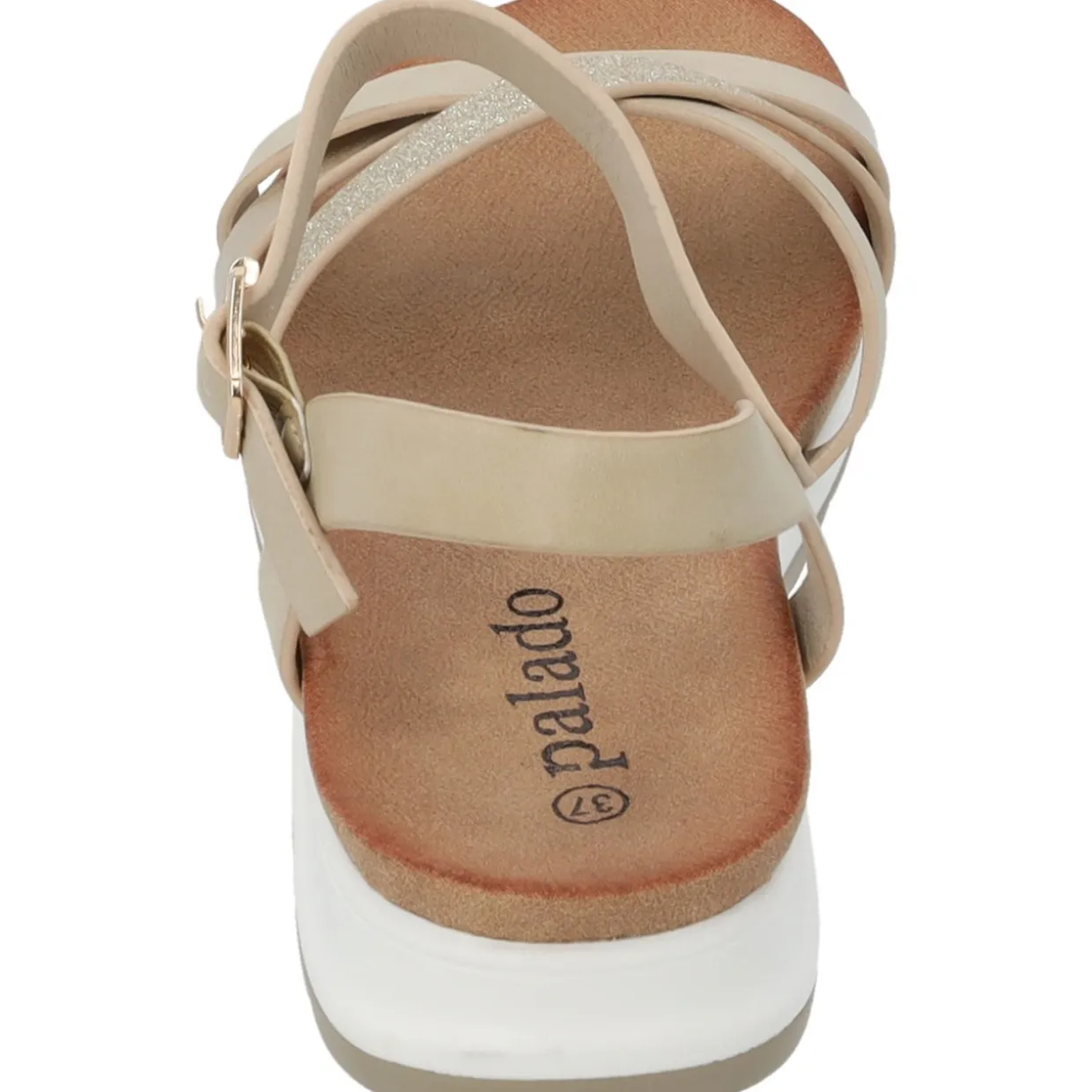 Palado Jantai, Sandalen, Damen, Gold