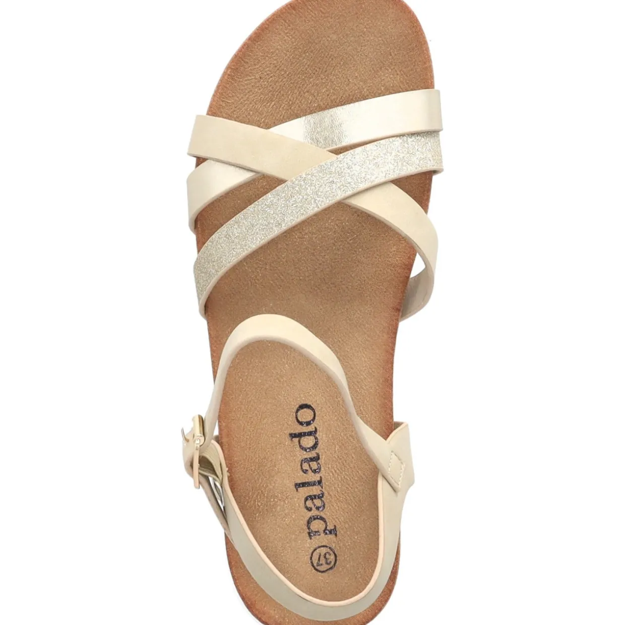 Palado Jantai, Sandalen, Damen, Gold