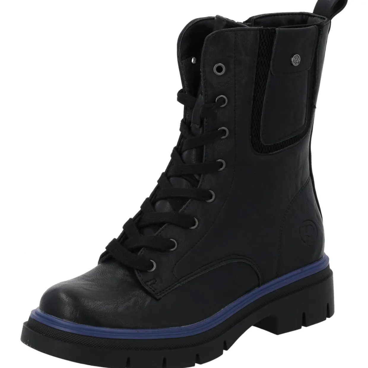 Palado Jazzly by Sila Sahin, Schnürstiefel, Damen, Schwarz/Blau