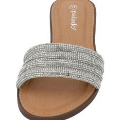 Palado Jeemi, Pantoletten & Badeschuhe, Damen, Silber Strass