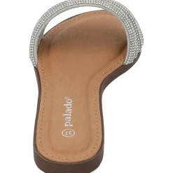 Palado Jeemi, Pantoletten & Badeschuhe, Damen, Silber Strass