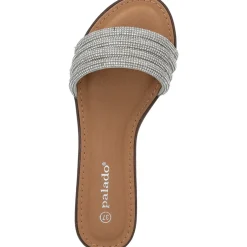 Palado Jeemi, Pantoletten & Badeschuhe, Damen, Silber Strass