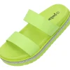 Palado Jolandi, Plateau-Pantoletten, Damen, Lime