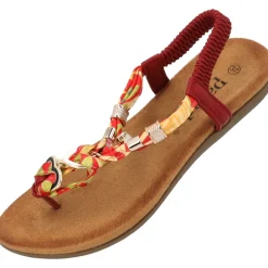 Palado Jurte by Sila Sahin, Sandalen, Damen, Rot