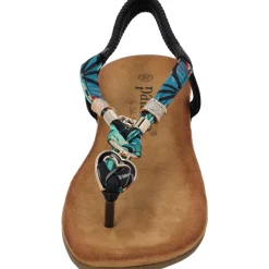 Palado Jurte by Sila Sahin, Komfort-Sandalen, Damen, Schwarz