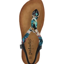 Palado Jurte by Sila Sahin, Komfort-Sandalen, Damen, Schwarz