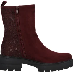 Palado Jynna by Sila Sahin, Chelsea Boots, Damen, Bordeaux Samt