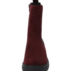 Palado Jynna by Sila Sahin, Chelsea Boots, Damen, Bordeaux Samt