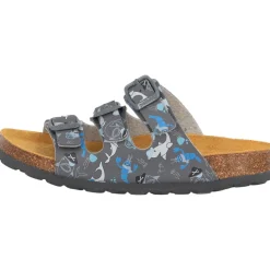 Palado Kids Capri B Print, Pantoletten, Kinder, Grau Nautic