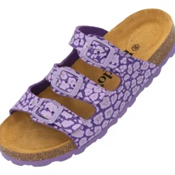 Palado Kids Capri G Print, Pantoletten, Kinder, Lila Leo