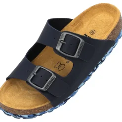 Palado Kids Korfu B, Pantoletten, Kinder, Dunkelblau/Camou